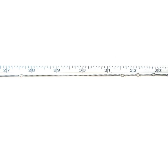 ✨🗝️ Swarovski Pendant Necklace Dk Silver Tone Sparkly Cushion Cut Stylized Key - Picture 8 of 11